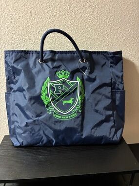 Victorias Secret Pink NY Tote Bag
Varsity Dog Navy Green Nylon Reversible